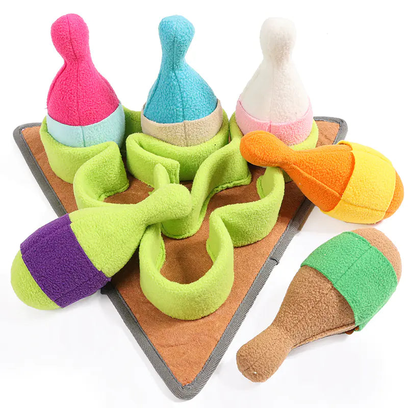 New Pet Dog Bowling Toy for Interactive Training