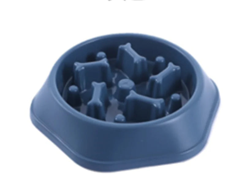 Home Style Bone Slow Feed Dog Bowl for Choking Prevention
