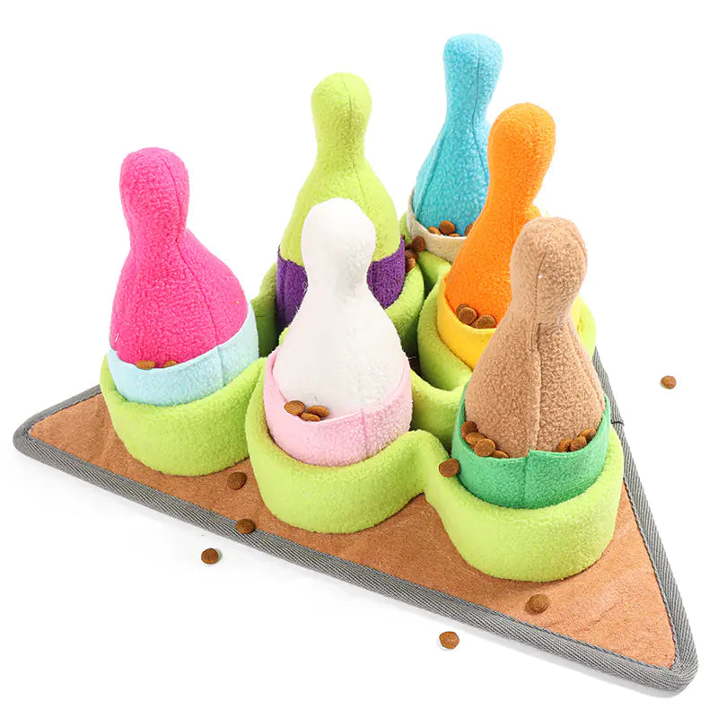 New Pet Dog Bowling Toy for Interactive Training