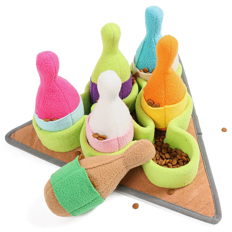 New Pet Dog Bowling Toy for Interactive Training
